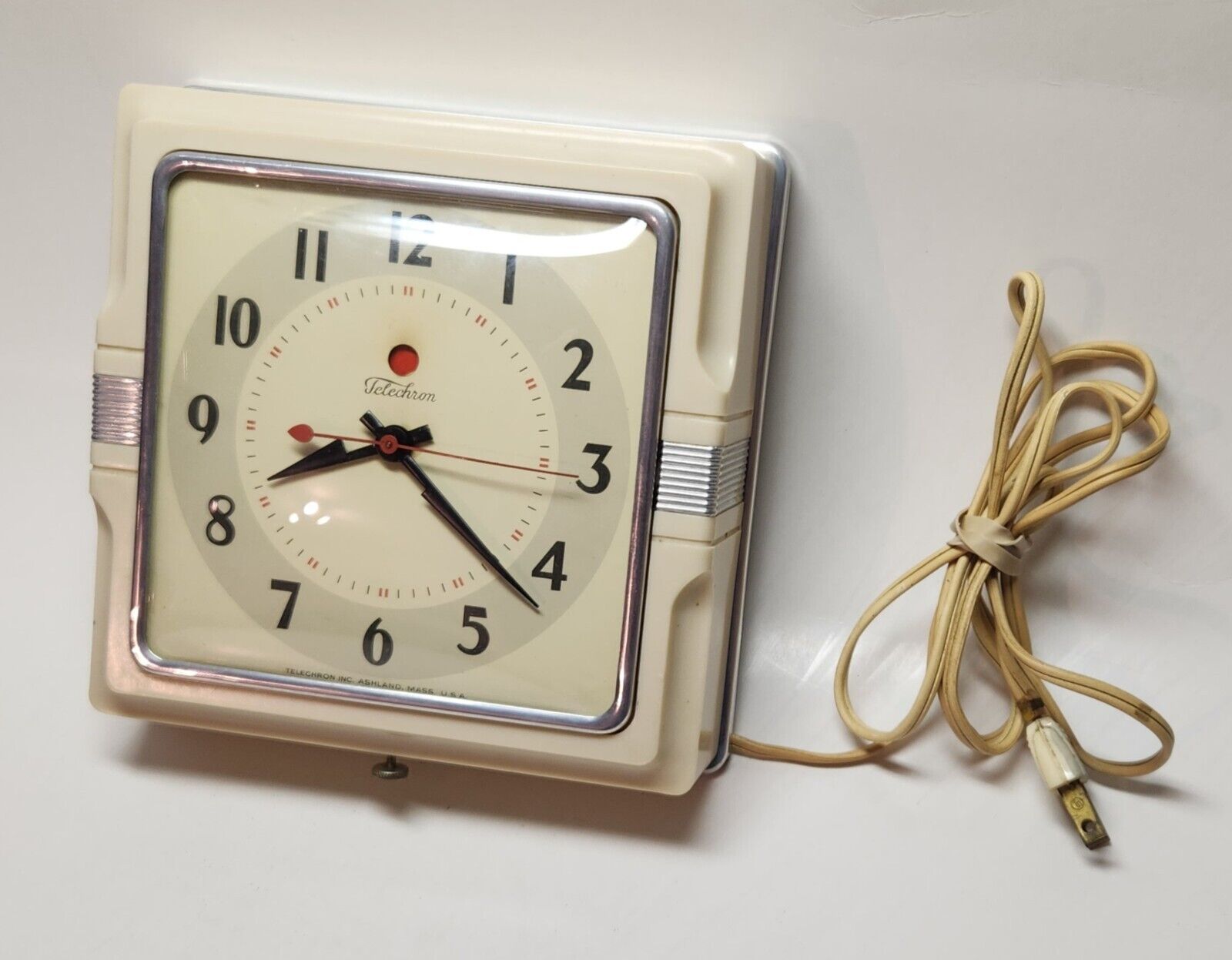 Vintage Telechron Wall Clock \