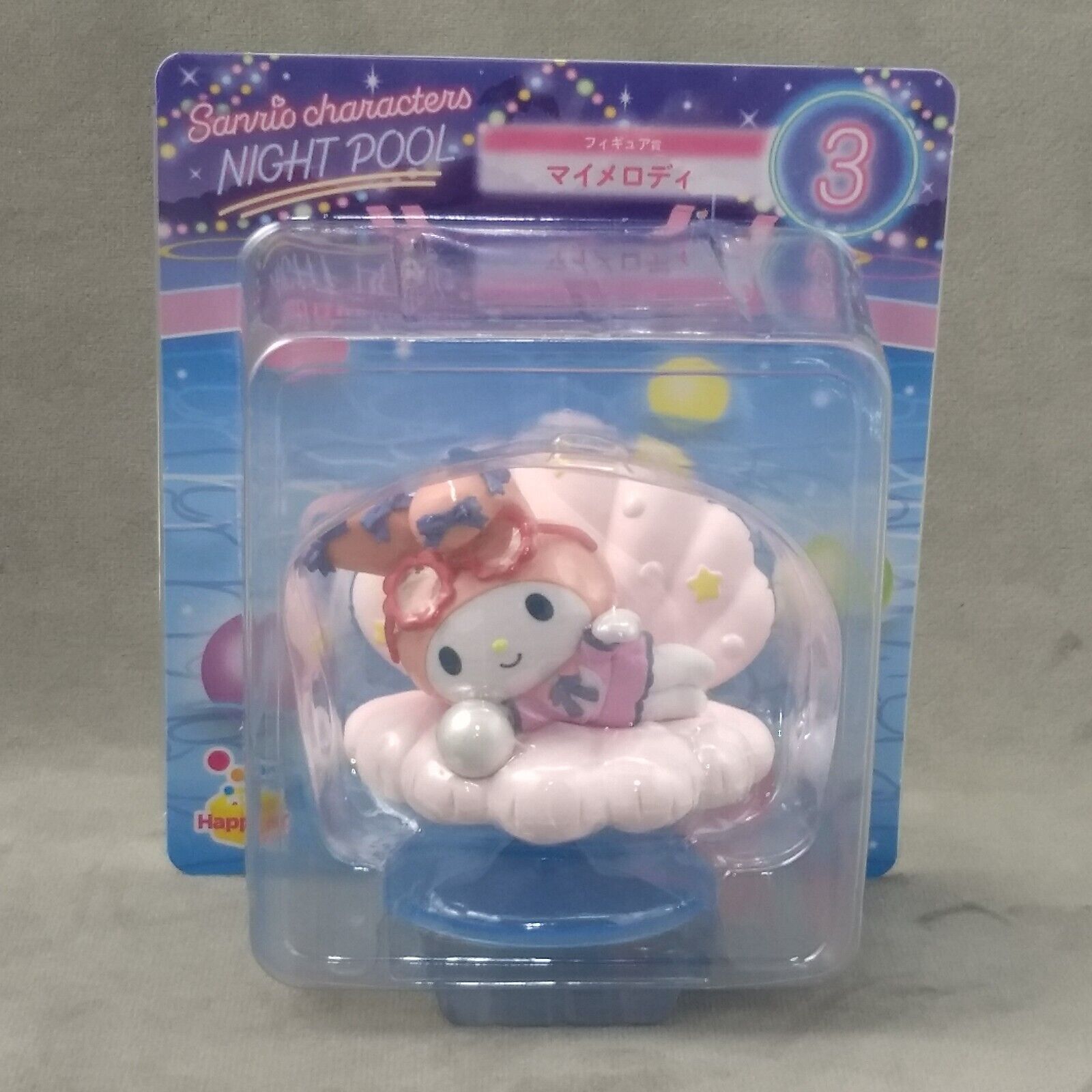 Sanrio My Melody Figure Happy Kuji Night Pool Lottery Prize 2023 Japan Import