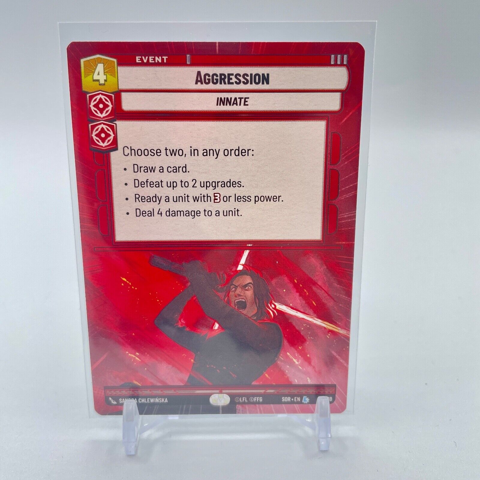 Star Wars Unlimited - Aggression - Legendary Hyperspace #418 Spark of Rebellion