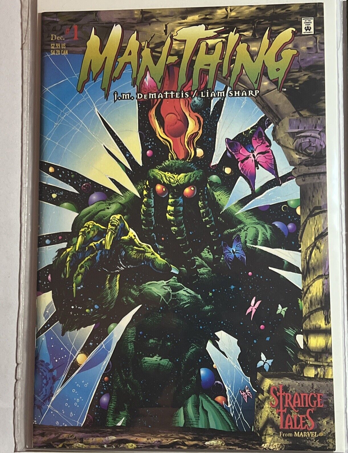 Man-Thing #1 Comic Book 1997 NM/M Liam Sharp Marvel DeMatteis DC Comics First