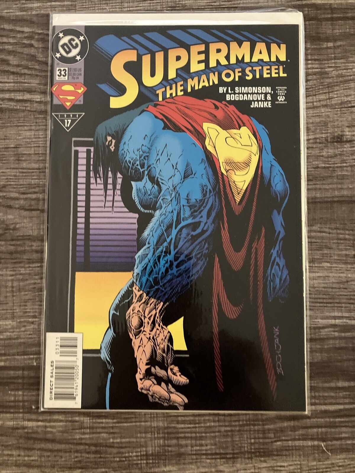 SUPERMAN THE MAN OF STEEL 33(9.2)(NM-)DC(b030)