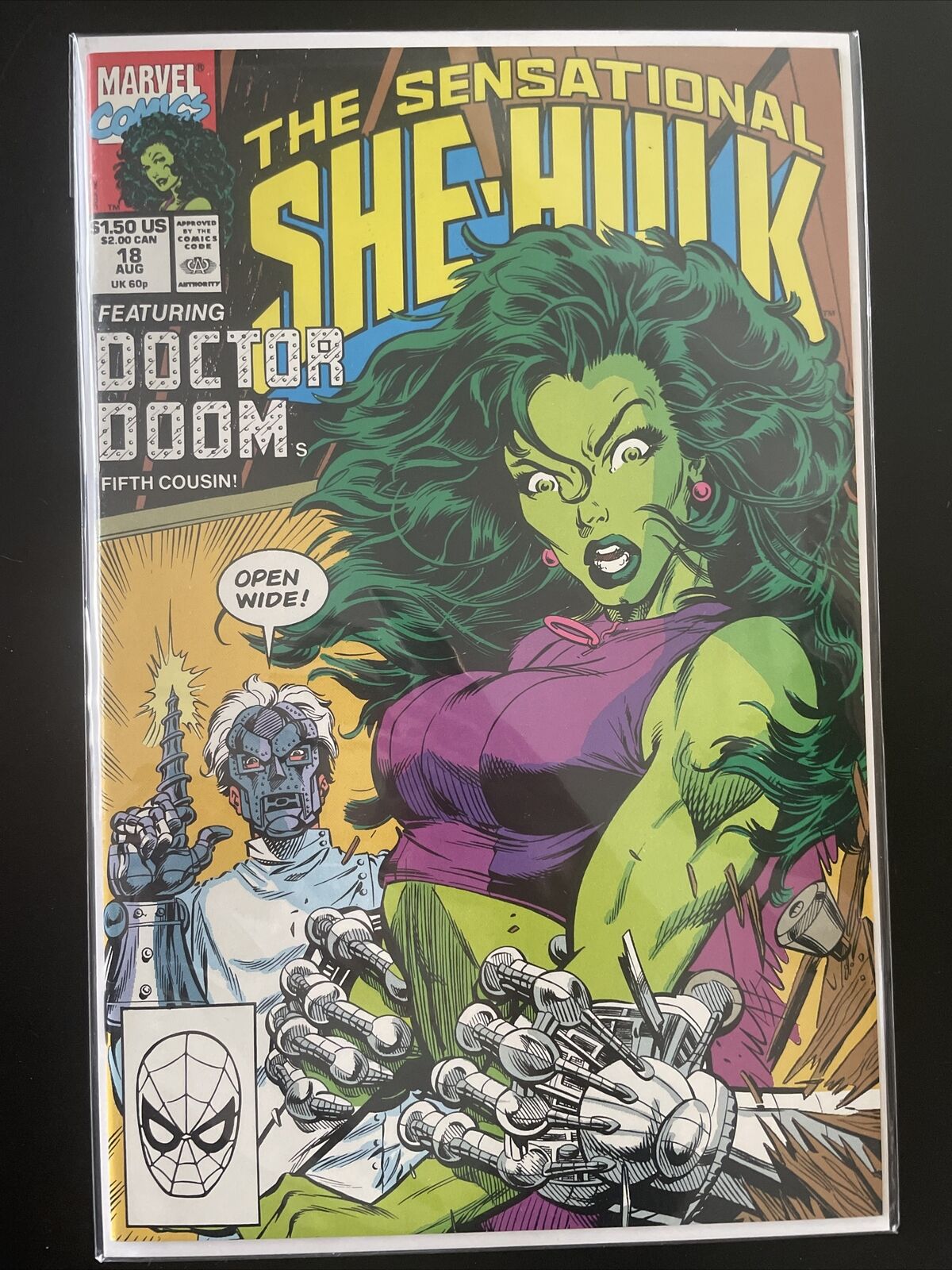 The Sensational She-Hulk #18 (Aug 1990, Marvel Comics) Disney+
