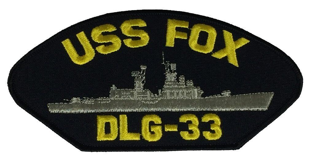 US Navy USS FOX DLG-33 PATCH - Veteran Owned Business
