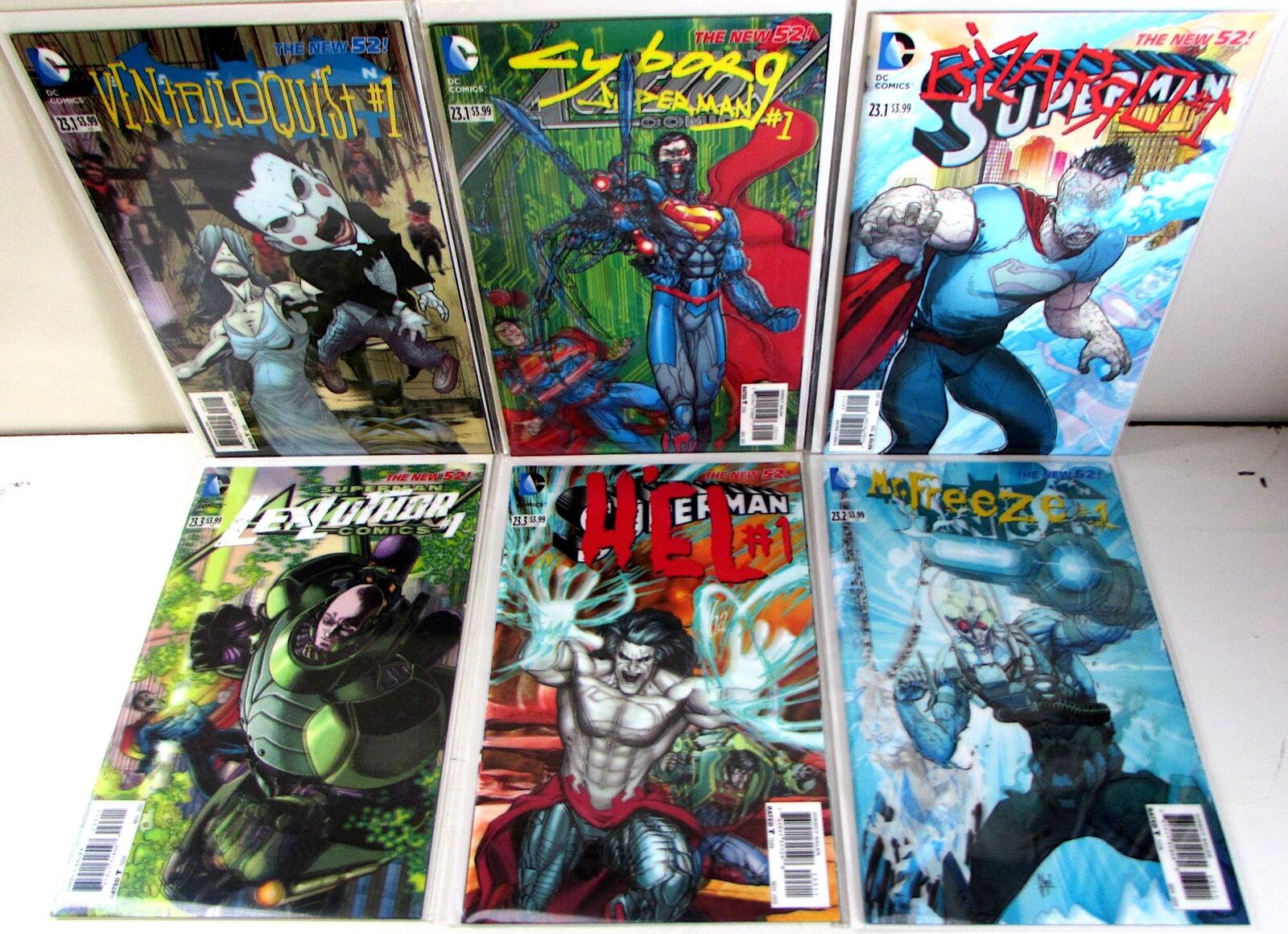 3D Covers Lot 6 Dark Knight 23.1,23.2,Action 23.1,23.3,Superman 23.1,23.3 Comics