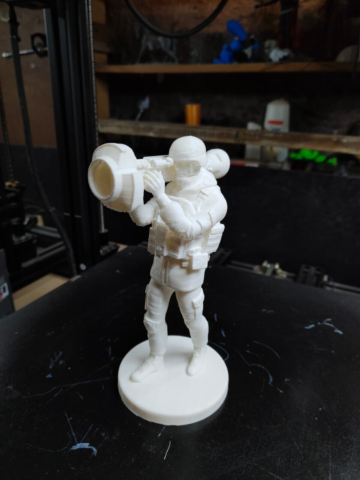 Ukrainian Soldier Mod 4 Nlaw 7.8in tall 3D Printed model kits DIY