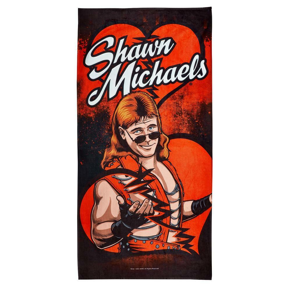 WWE Authentic Shawn Michaels HBK 30 x 60 Beach Towel BRAND NEW