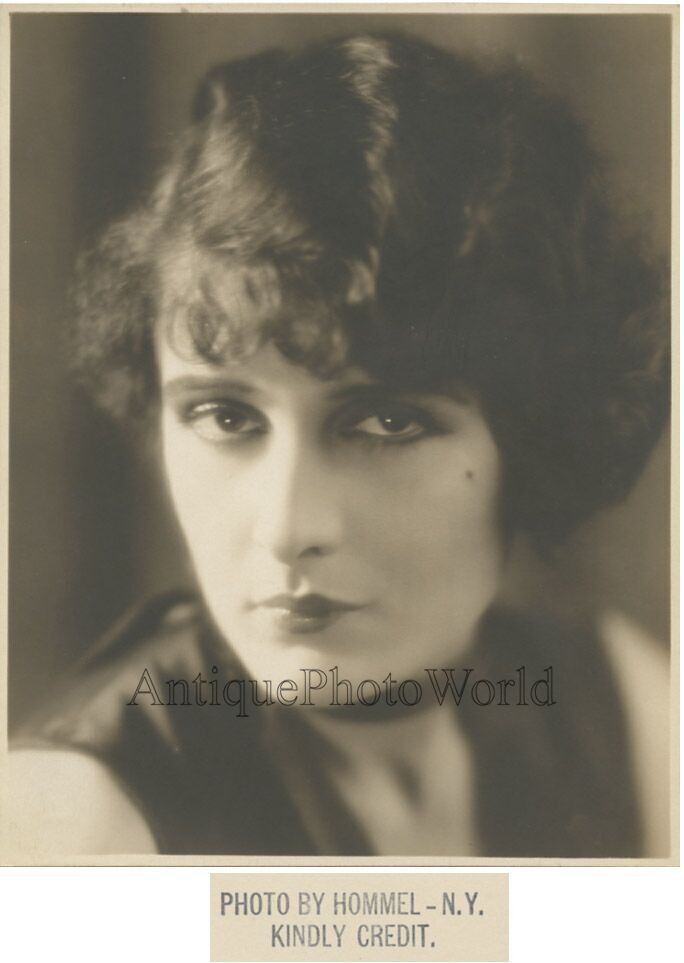 Actress Evelyn Brent antique art photo by George Hommel