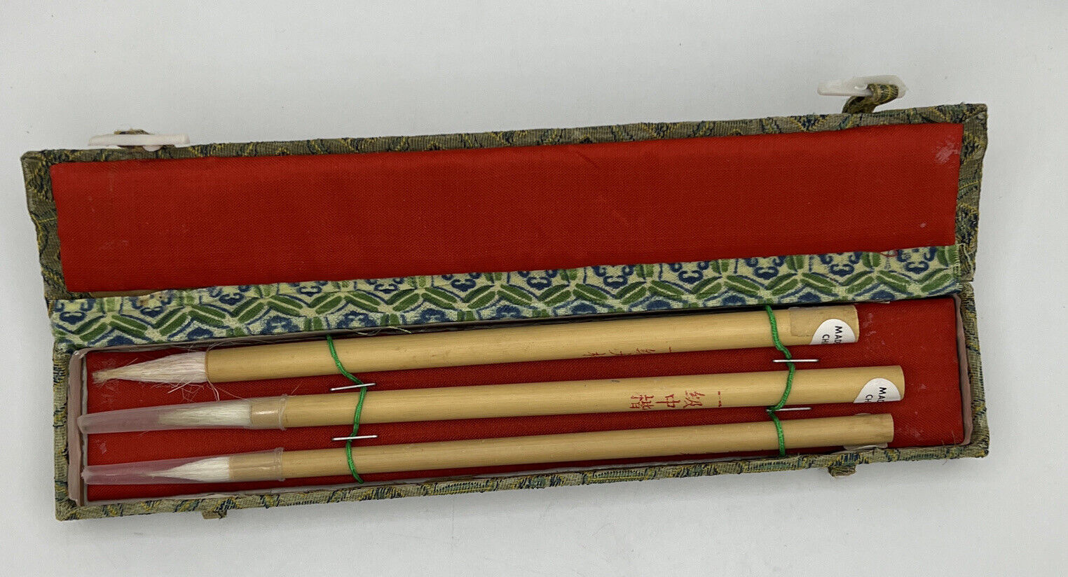 Vtg Hair Writing Brushes for Chinese Calligraphy Writing Brush Set of 3 Brushes