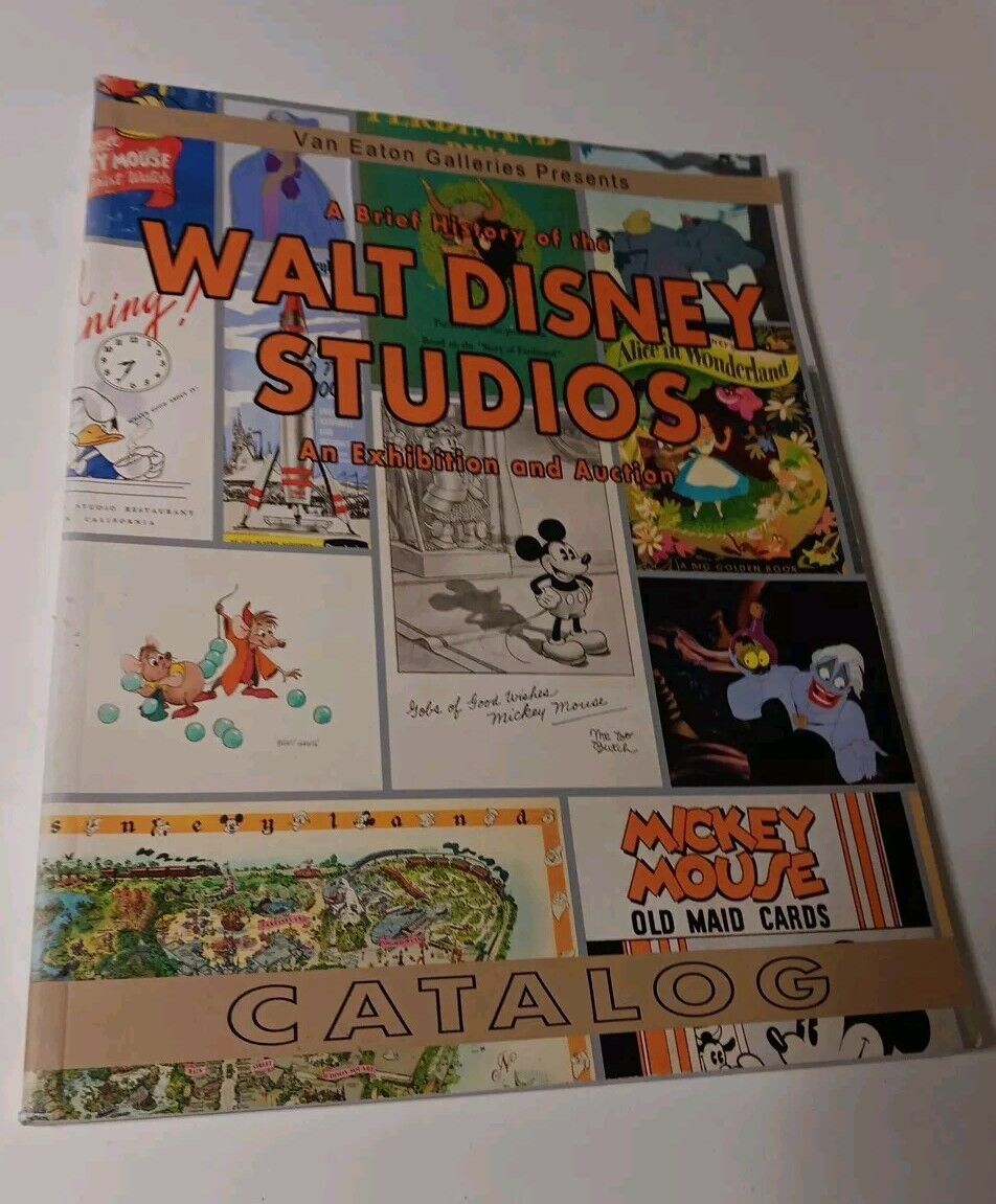 History Of Walt Disney Studios Exhibition Auction Catalog - Van Eaton Galleries