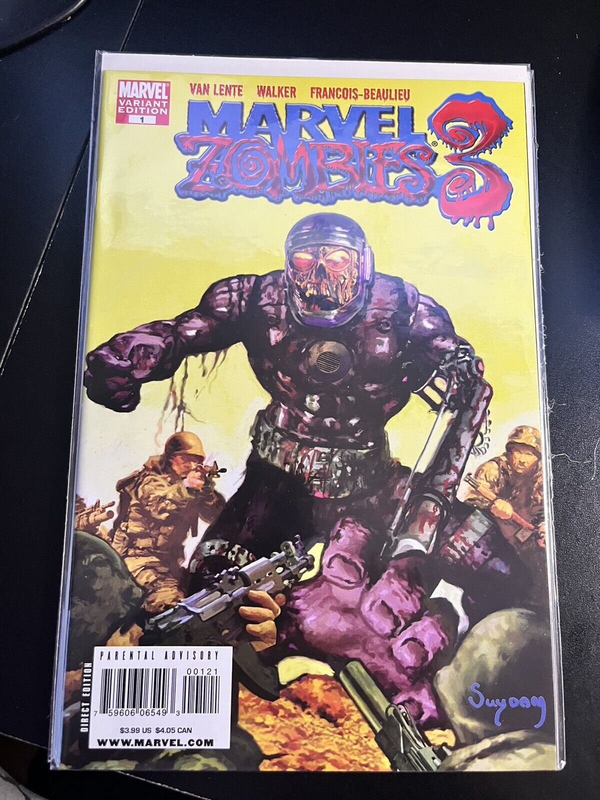 Marvel Zombies 3 #1 Arthur Suydam Variant 2008 Machine Man