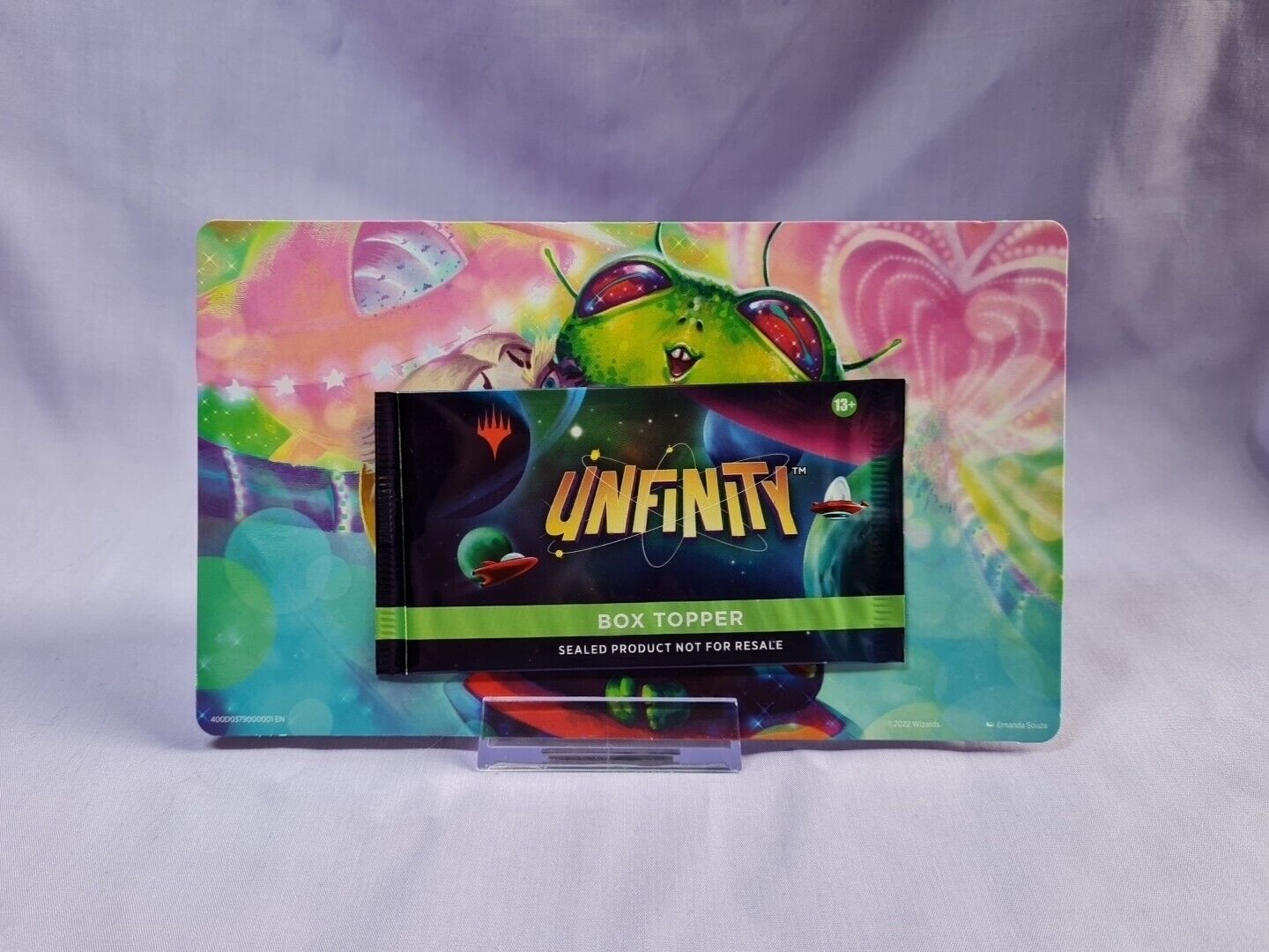 Magic The Gathering Unfinity Box Topper Sealed Still On Backing Card