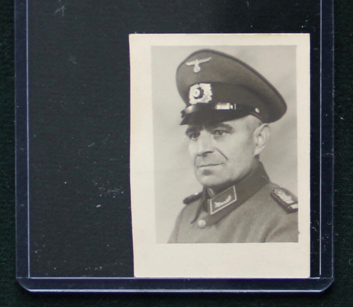 WWII German Photo Zoll Assistant Customs Official Portrait ID size 1 7/8x2 9/16