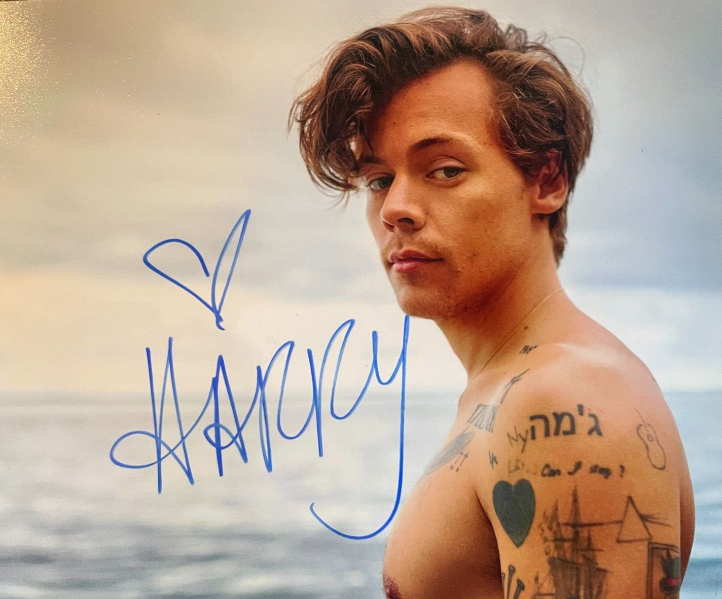 HARRY STYLES Signed 8x10 inch Authentic Original Autograph with COA Certificate