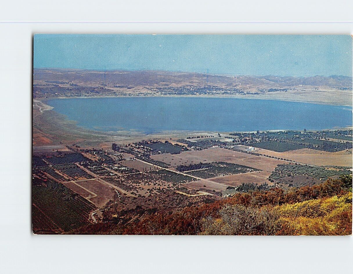 Postcard Aerial View Lake Elsinore California USA