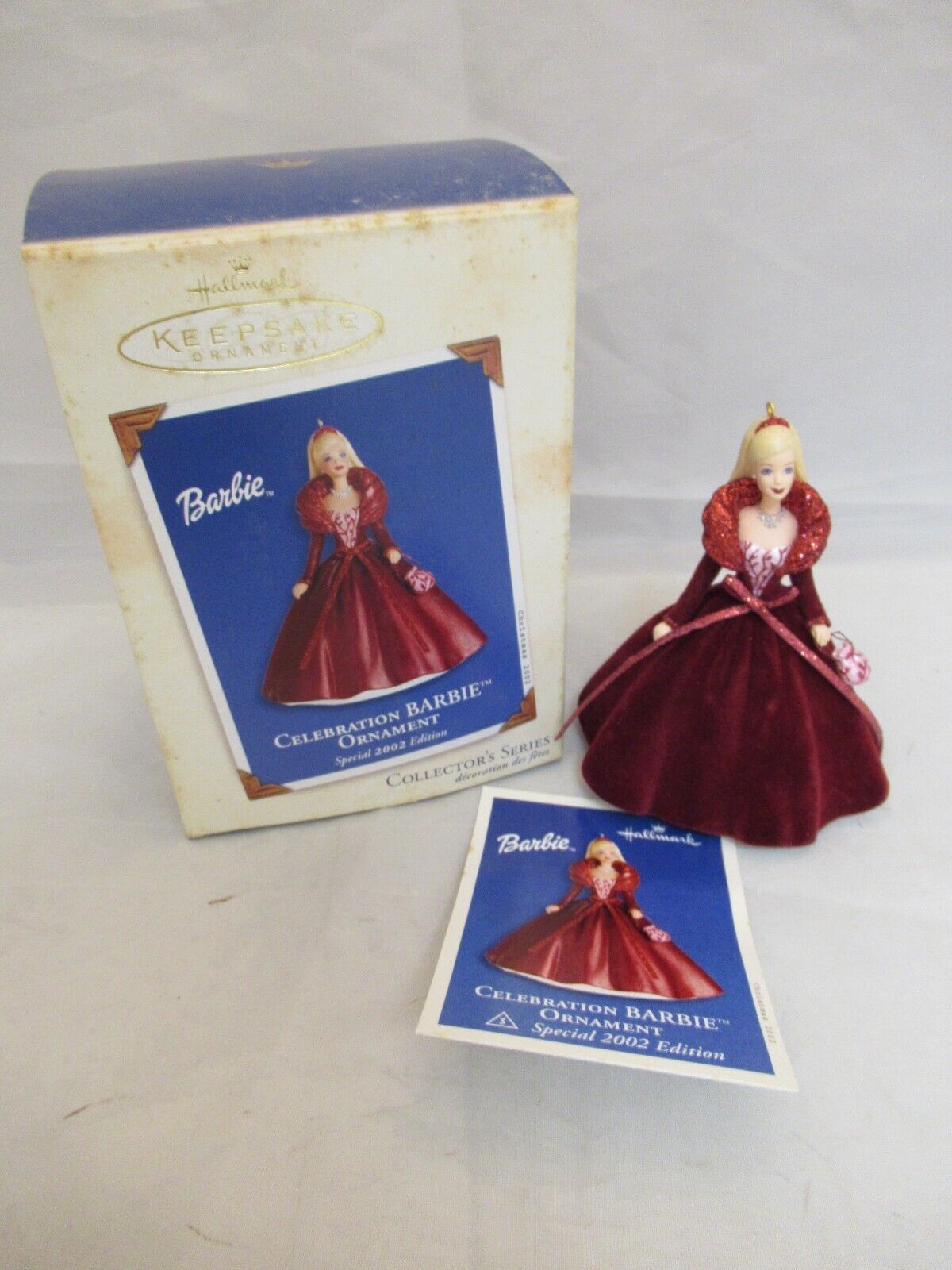 2002 Celebration Barbie Collector Hallmark Keepsake Ornament  - MIB NRFB 
