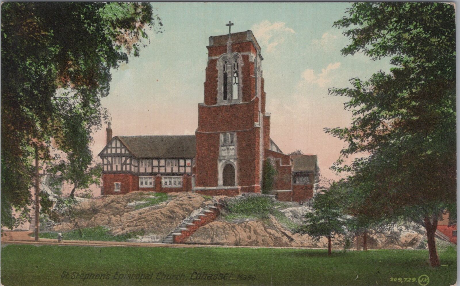St. Stephen\'s Episcopal Church Cohasset Massachusetts Postcard