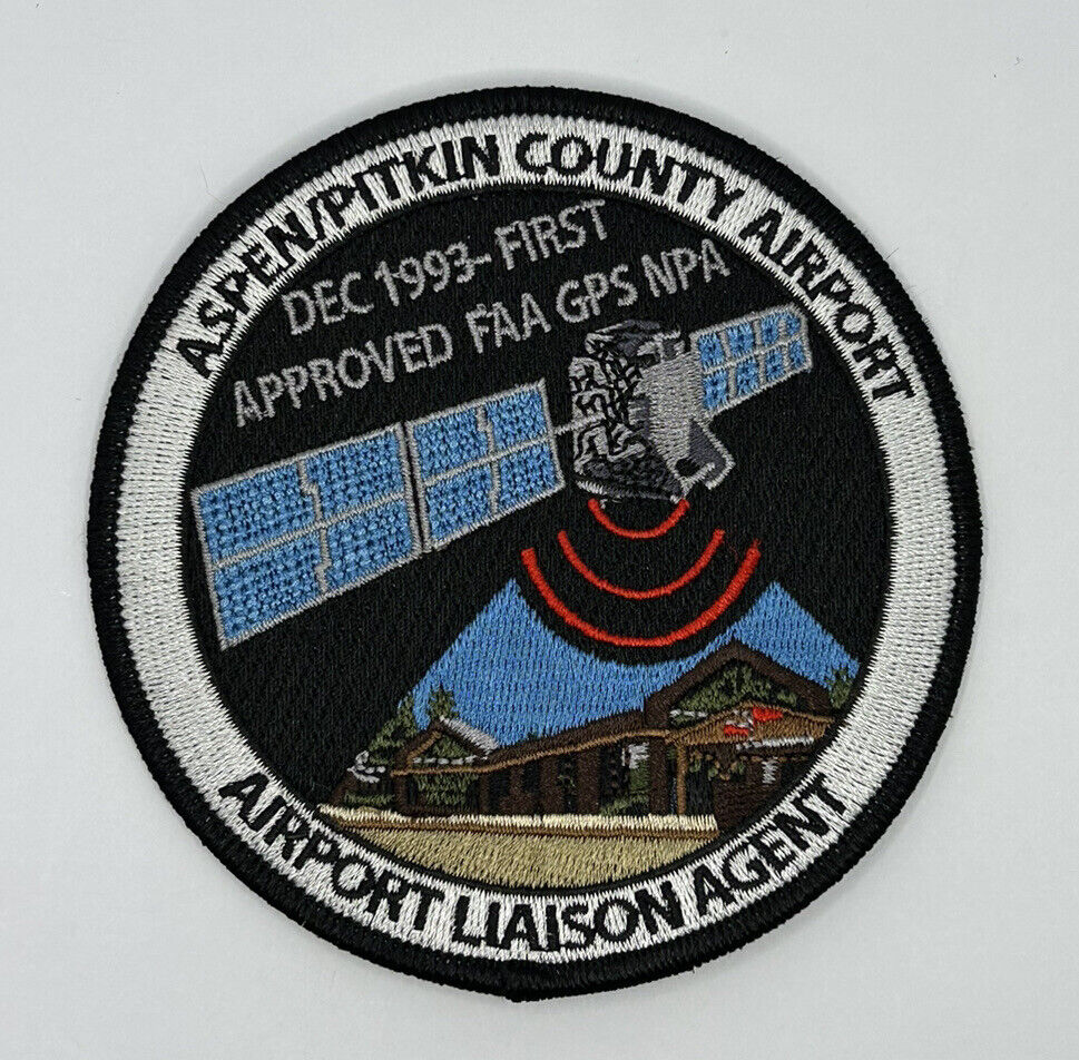 MR ALE Patch Aspen/Pitkin County Airport~Airport Liaison Agent~Satellite~P275.D4