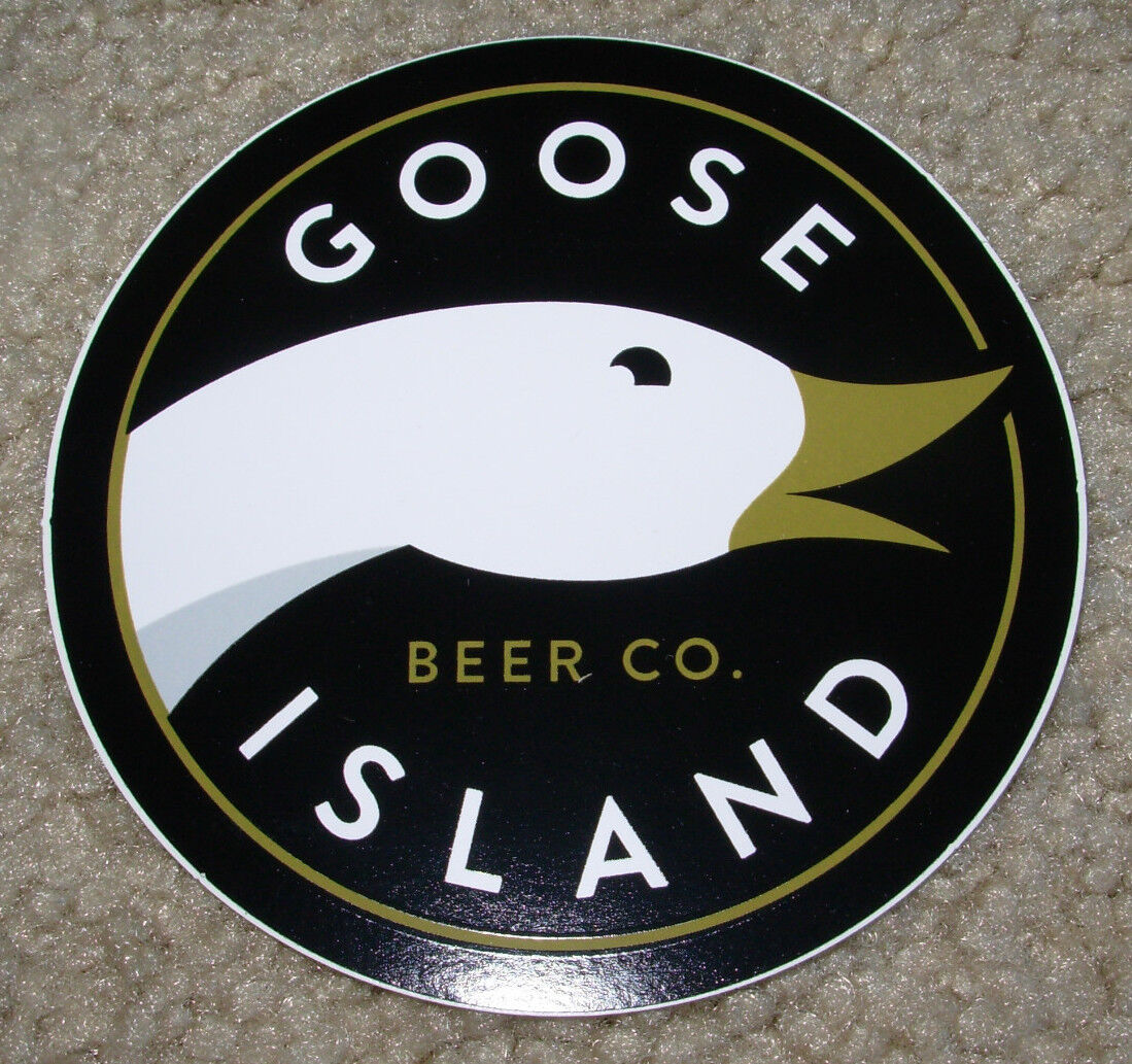 GOOSE ISLAND Chicago LOGO STICKER decal craft beer brewery bourbon county