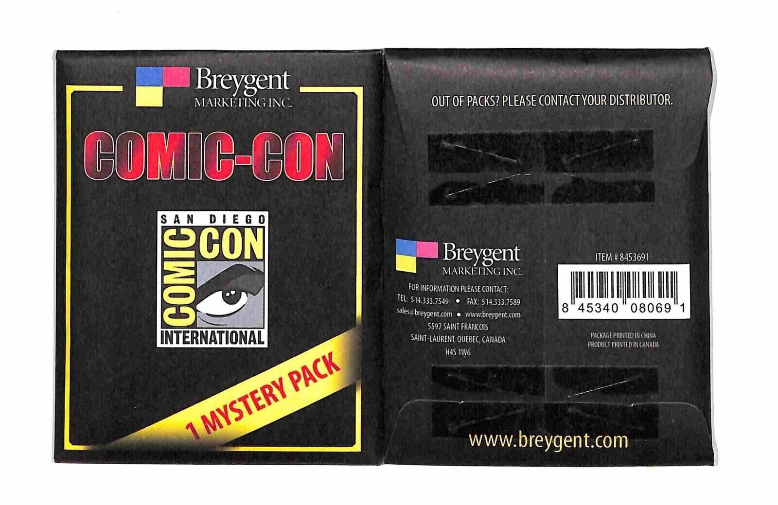 Breygent San Diego Comic Con Mystery Pack