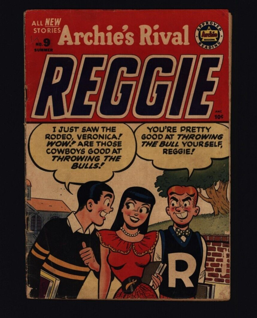 Archie\'s Rival-Reggie  # 9 GD+ 1955  Archie Magazine   SA