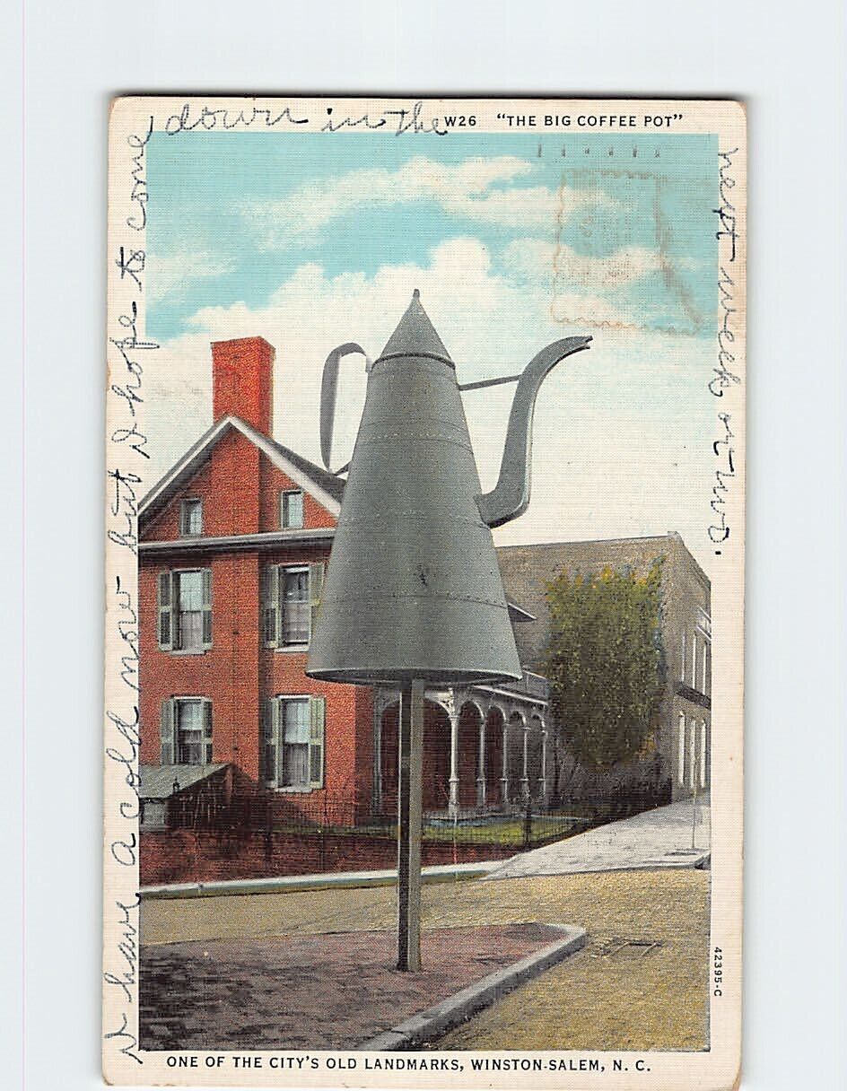 Postcard One of the City\'s Old Landmarks Winston-Salem North Carolina USA