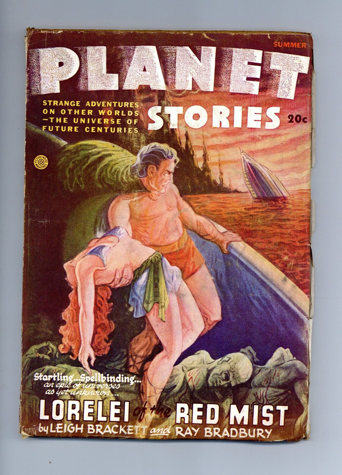 Planet Stories Pulp Mar 1946 Vol. 3 #3 FN