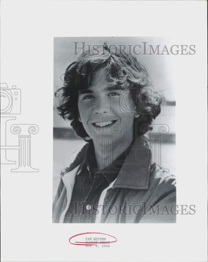 1980 Press Photo Actor Tim Hutton - sap76364