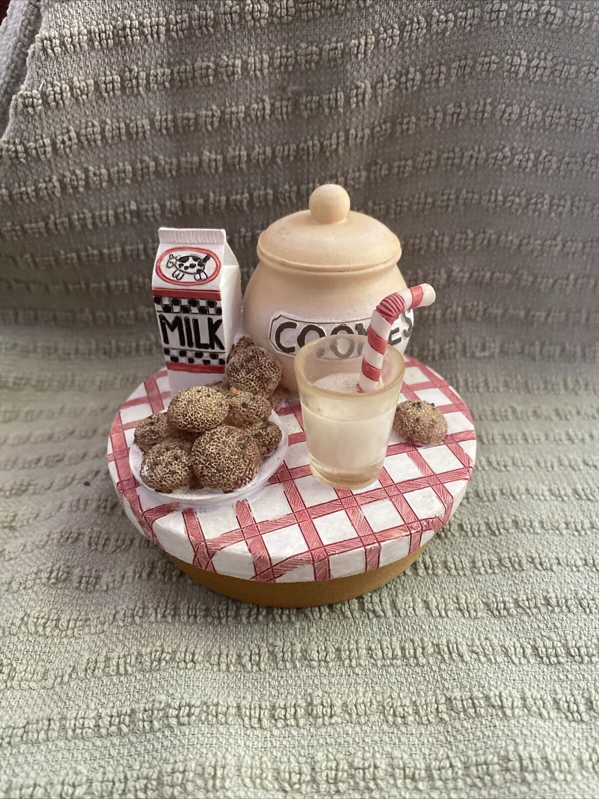 Our America Yankee Candle Milk & Cookies Jar Lid Cover Candle Topper