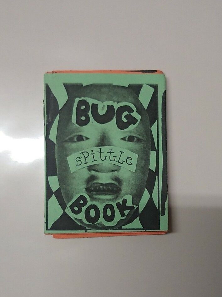 Bug Spittle Book Tiny Vintage Zine By Vanessa McGee Athens, GA 1993 Green Cover