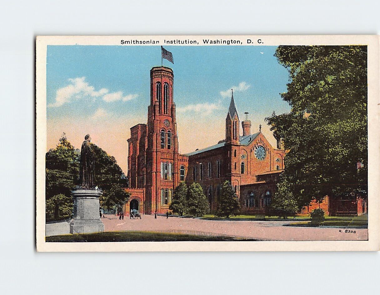 Postcard Smithsonian Institution Washington DC USA North America