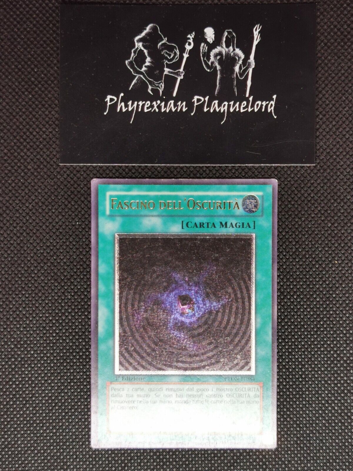 Yugioh - Allure Of Darkness PTDN-IT084 Ultimate Rare 1st Edition MP/Good IT