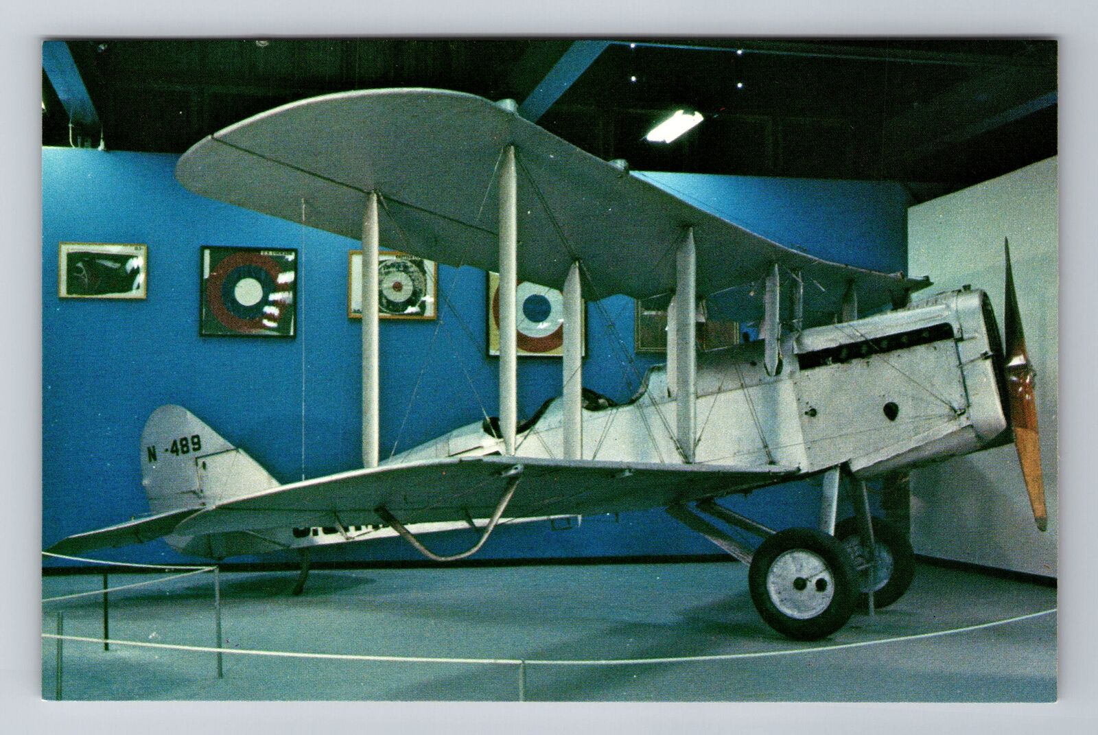 DeHavilland D.H.4, Airplane, Transportation, Antique Vintage Souvenir Postcard