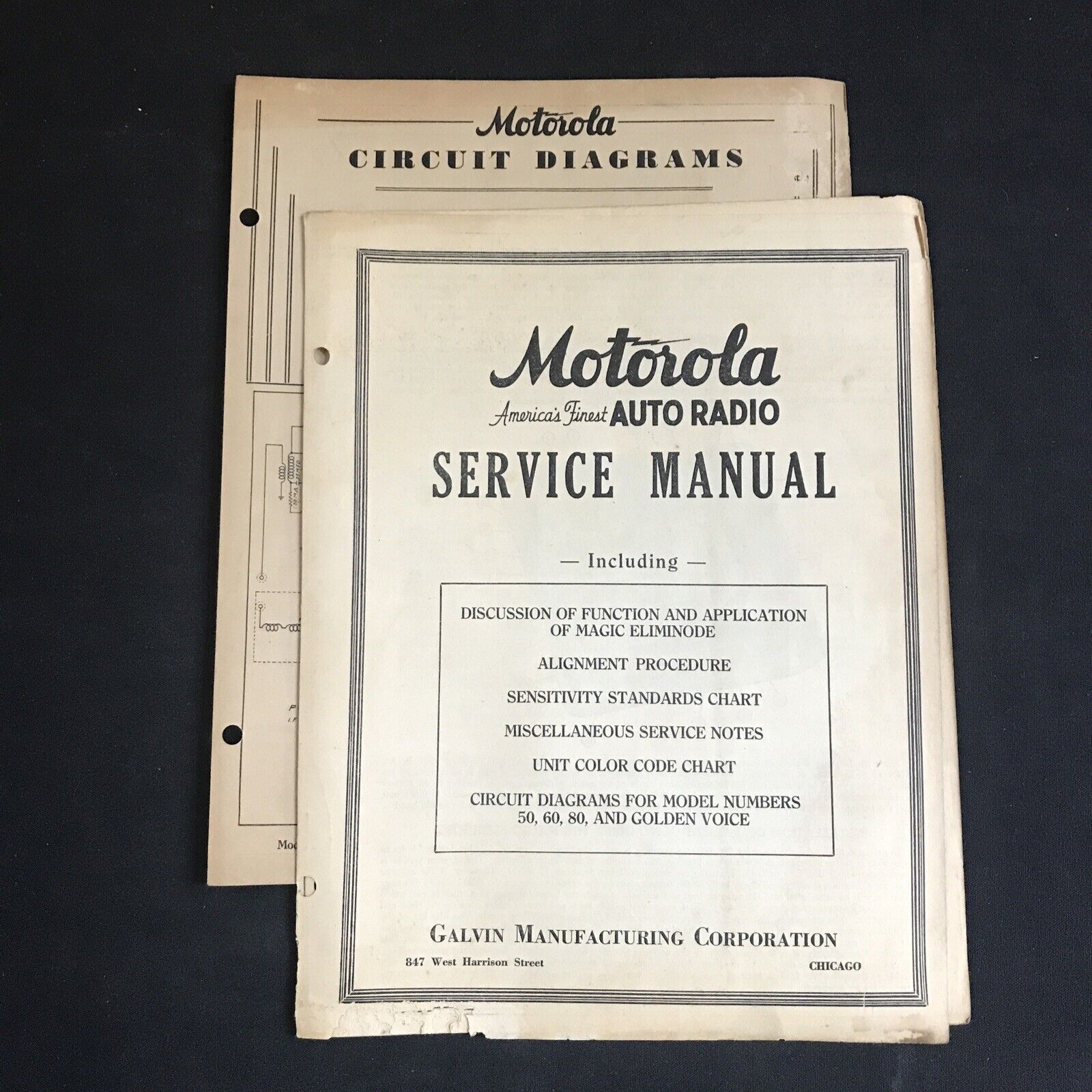 Motorola auto radio  circuit diagrams 1935￼ Service manual 1935?￼