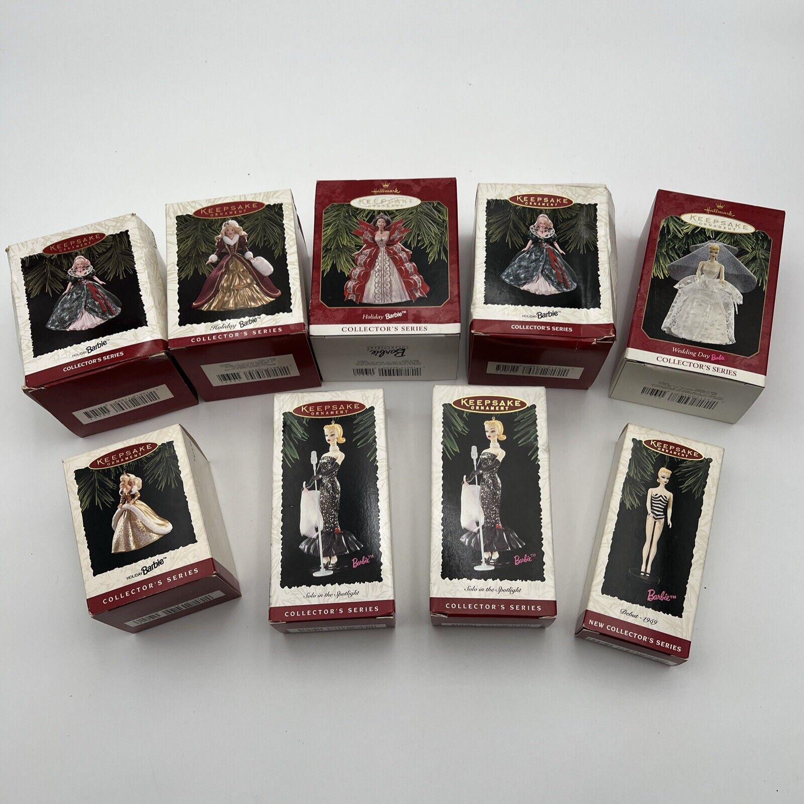 Hallmark Keepsake Barbie Collector's Series Christmas Ornaments Lot of 9 #16