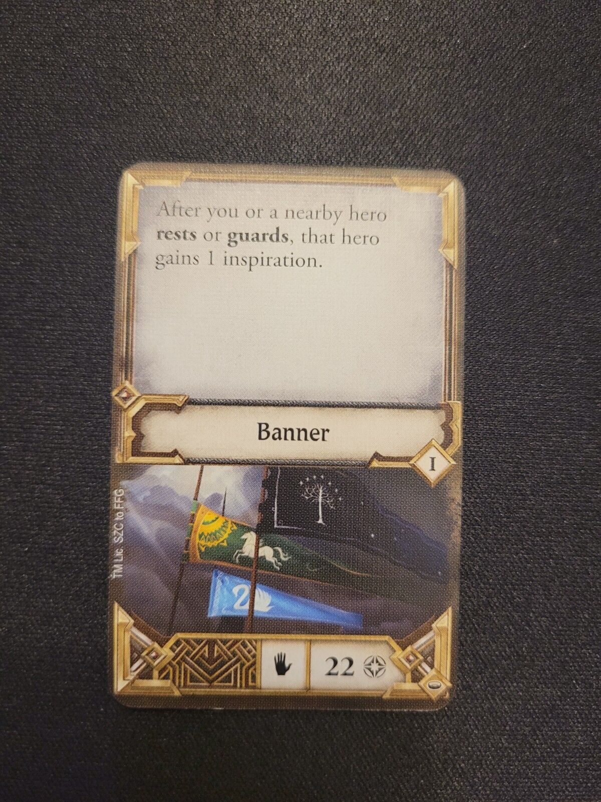 Lord of the Rings - Journeys In Middle Earth - Replacement Weapon Cards