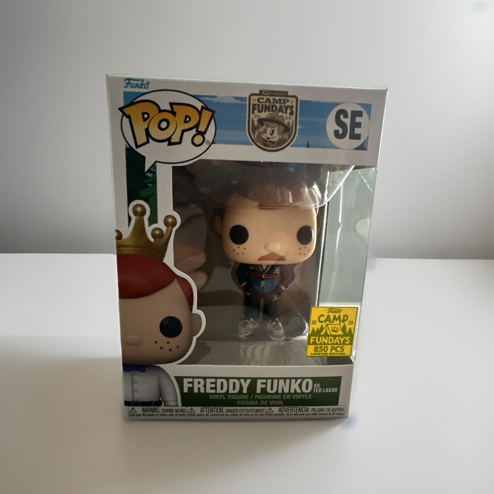 2023 Funko POP Camp Fundays Freddy Funko as Ted Lasso SE Limited Edition of 850