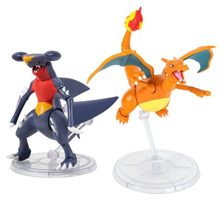 Pokemon Select 2-pack Garchomp & Charizard Articulated 6 Inch  Figures