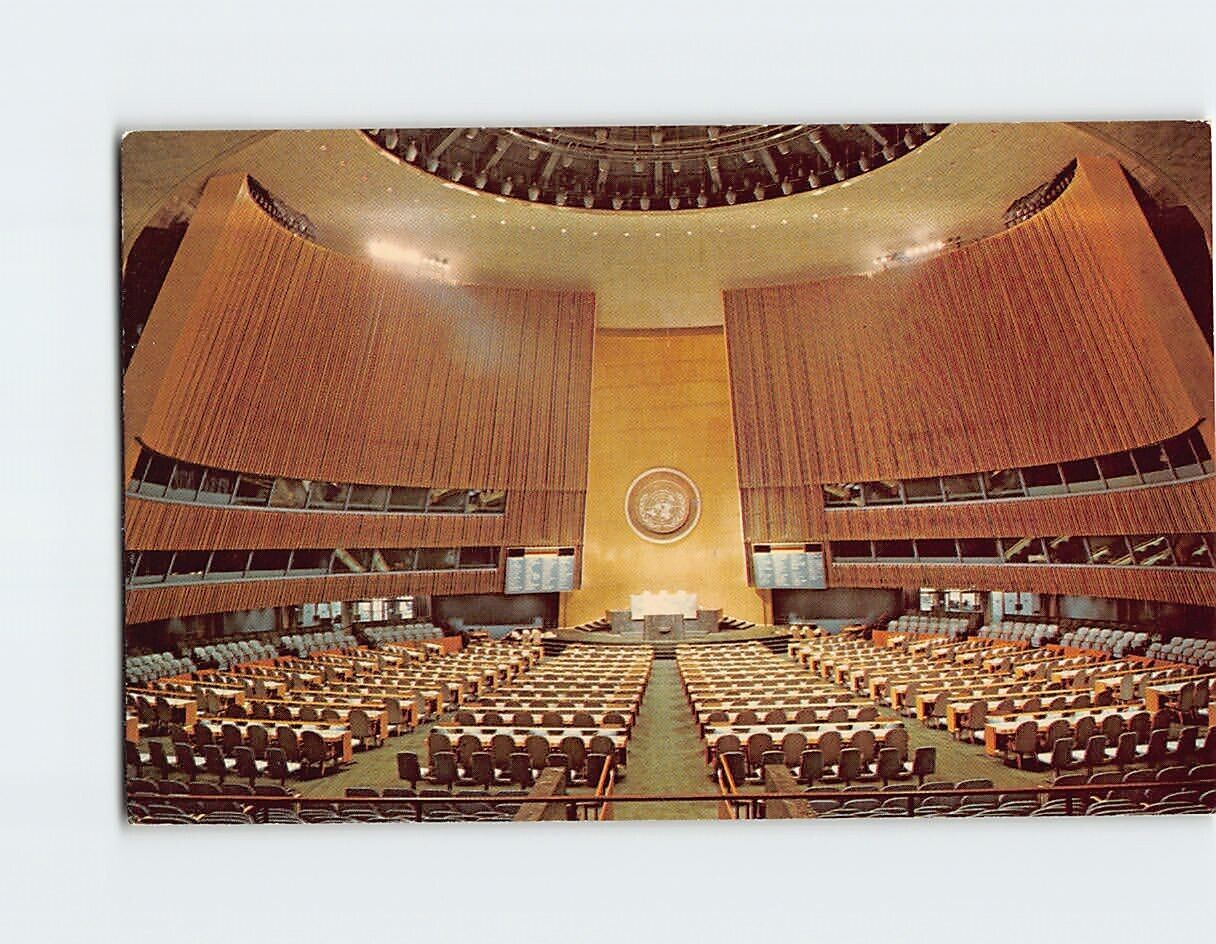 Postcard The General Assembly United Nations New York City New York USA