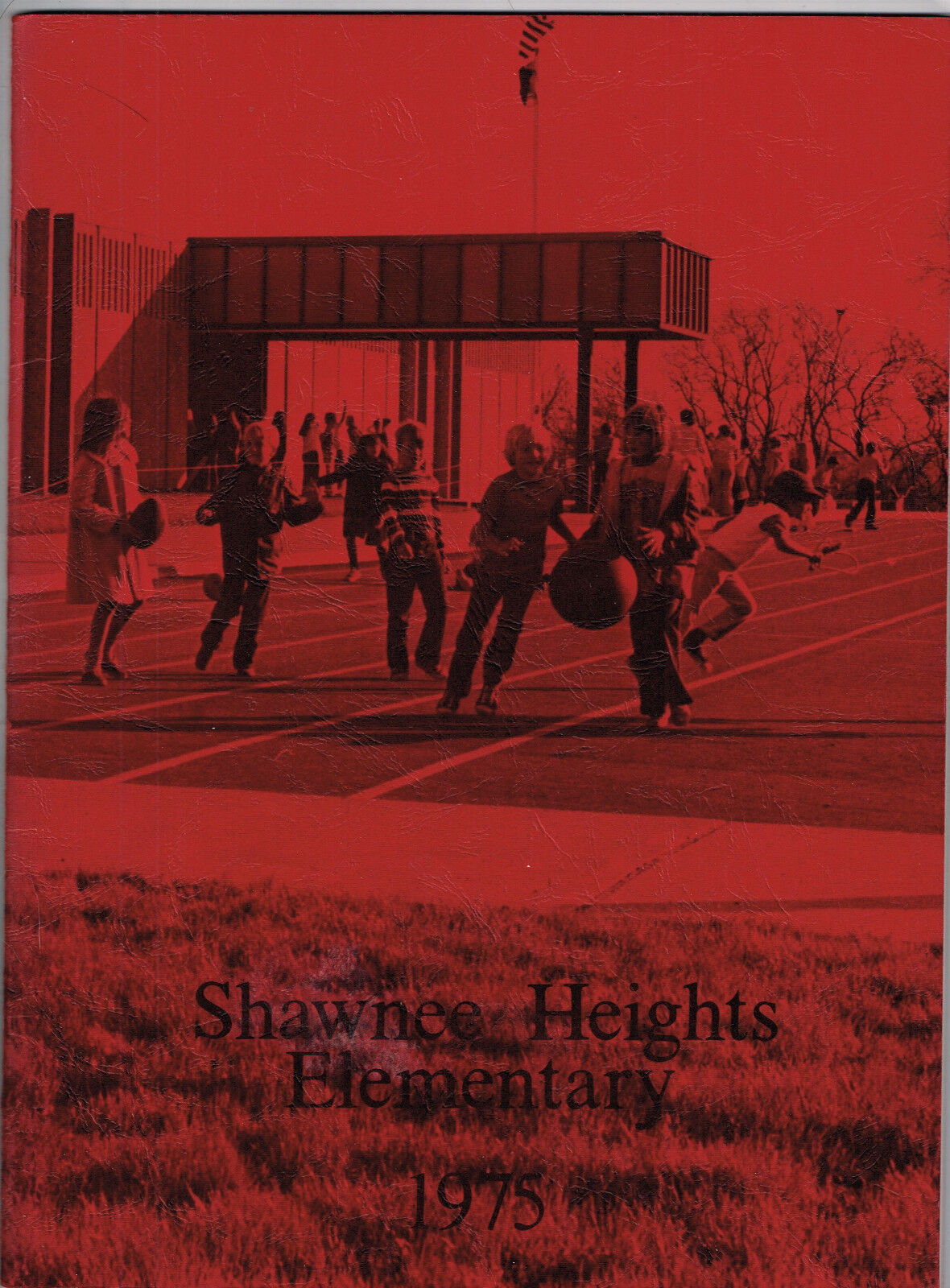 Shawnee Heights Elementary School Vintage 1975 YEARBOOK Tecumseh, Kansas
