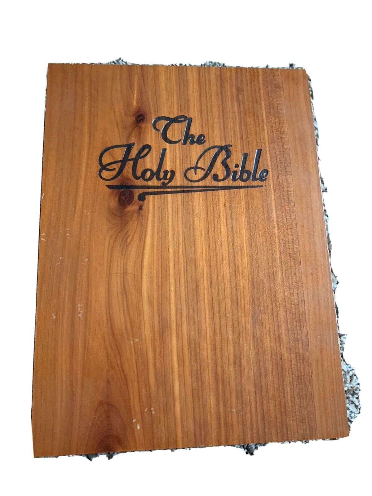 Holy Bible 1961 New Catholic Version United Steel Workers Union W/ Wooden Case