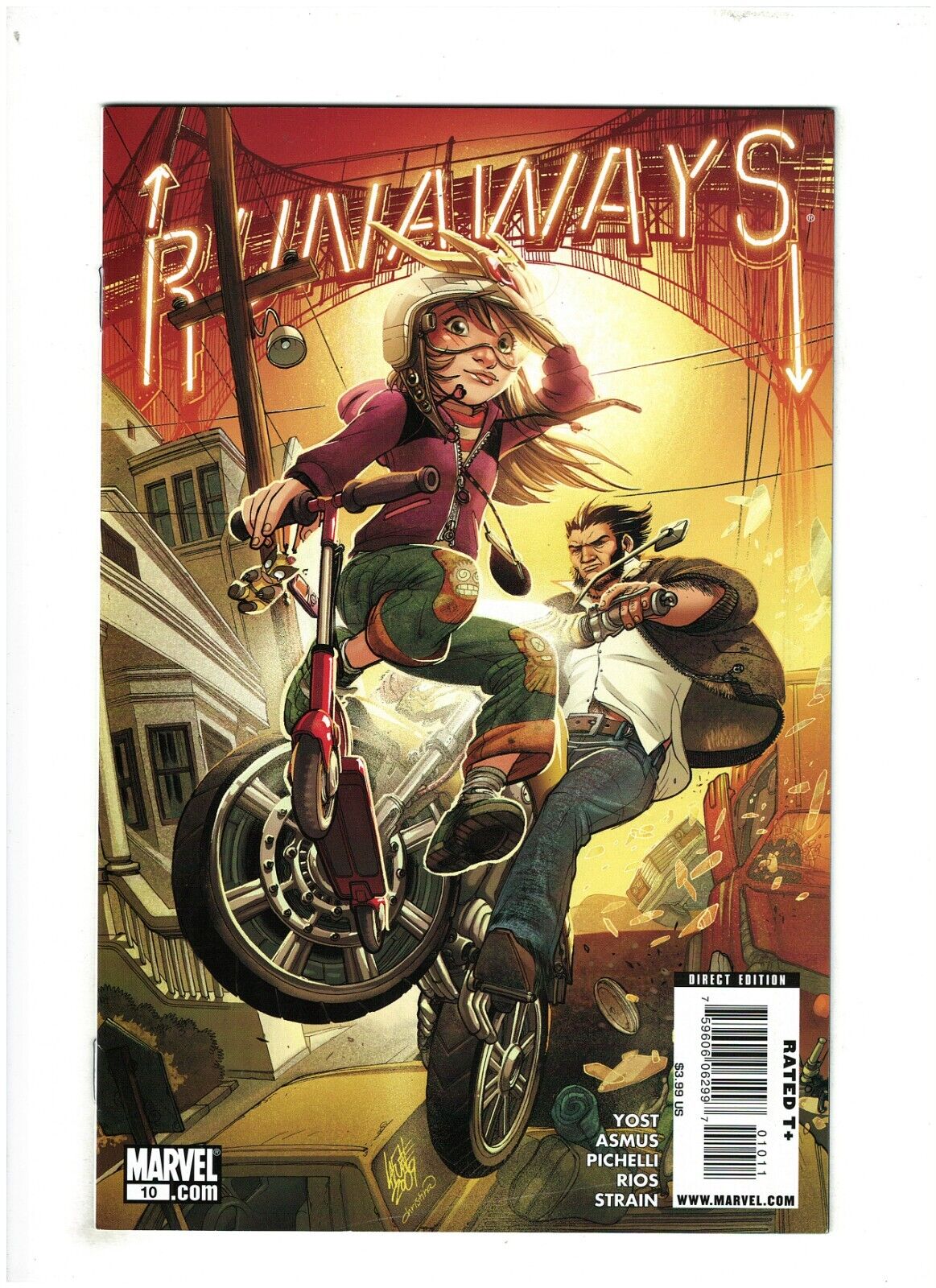 Runaways #10 VF+ 8.5 Marvel Comics 2009 X-Men, Wolverine app.