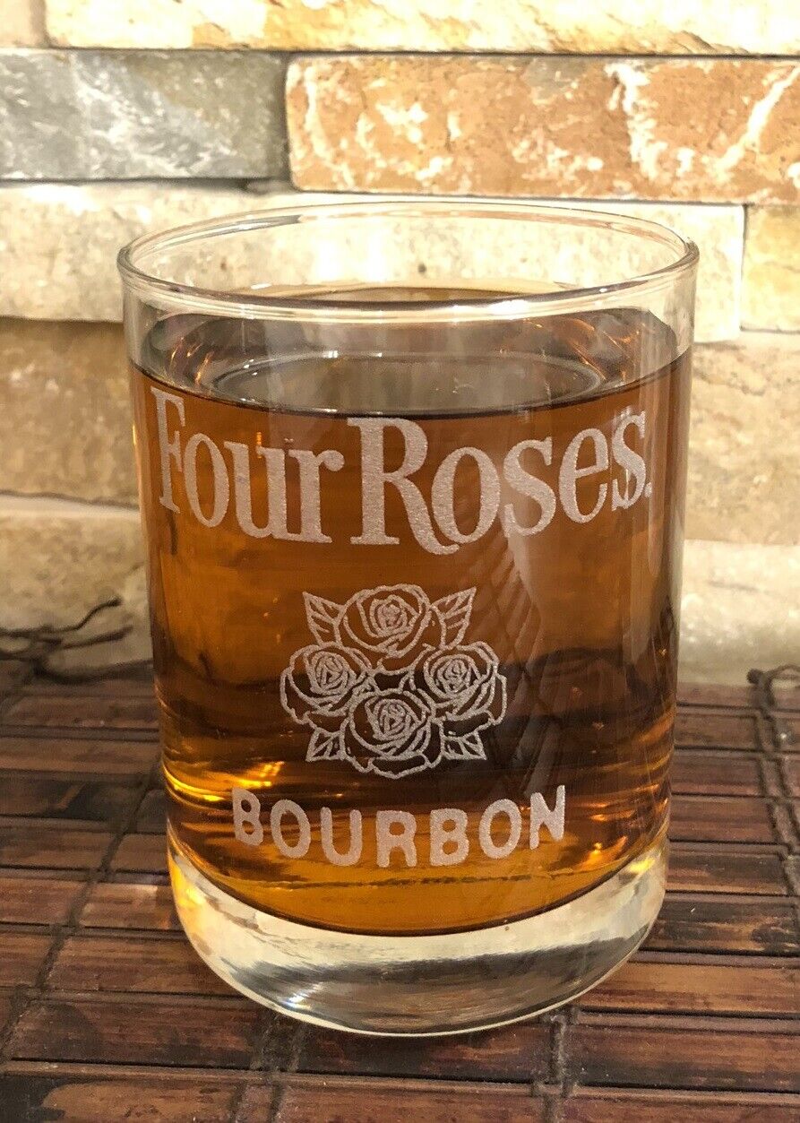 FOUR ROSES SMALL BATCH SELECT BOURBON Collectible Whiskey Glass 8 Oz