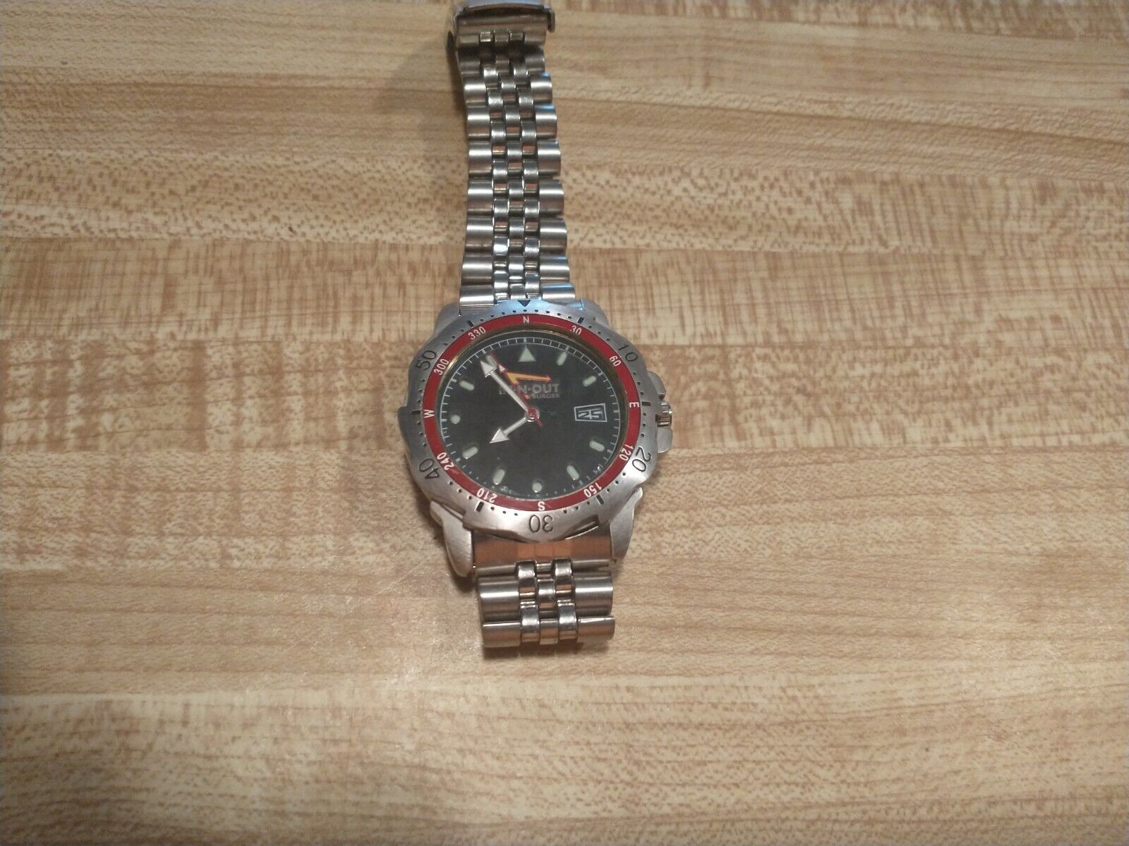 NICE RARE Vintage In N Out Burger Wrist Watch.