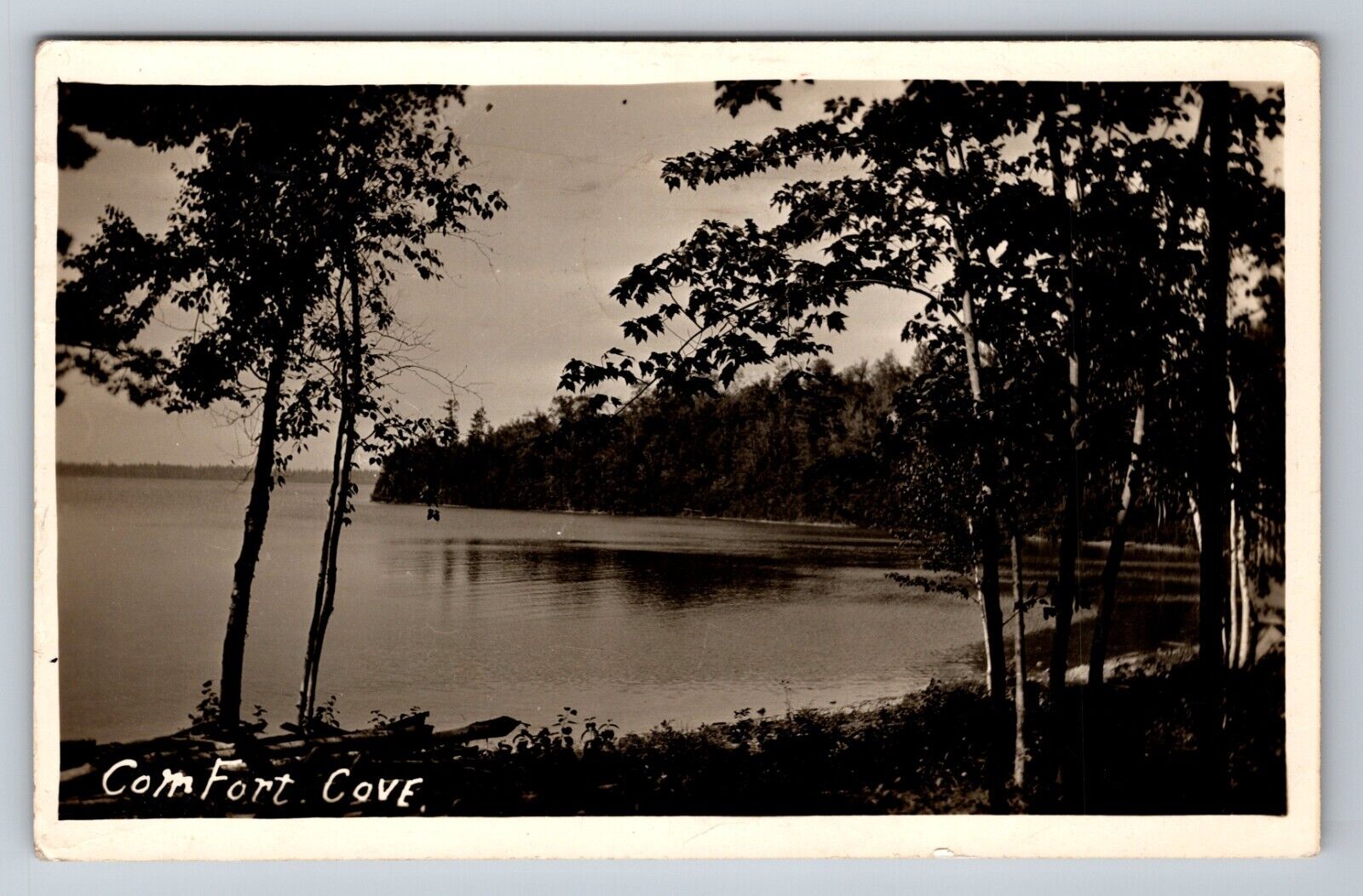 Comfort Cove Grand Rapids Minnesota Vintage Posted 1934 RPPC Postcard