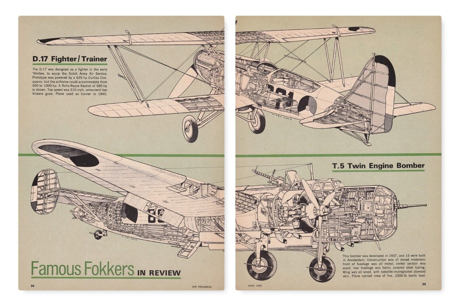 Fokker Aircraft drawings 5/15/2024o