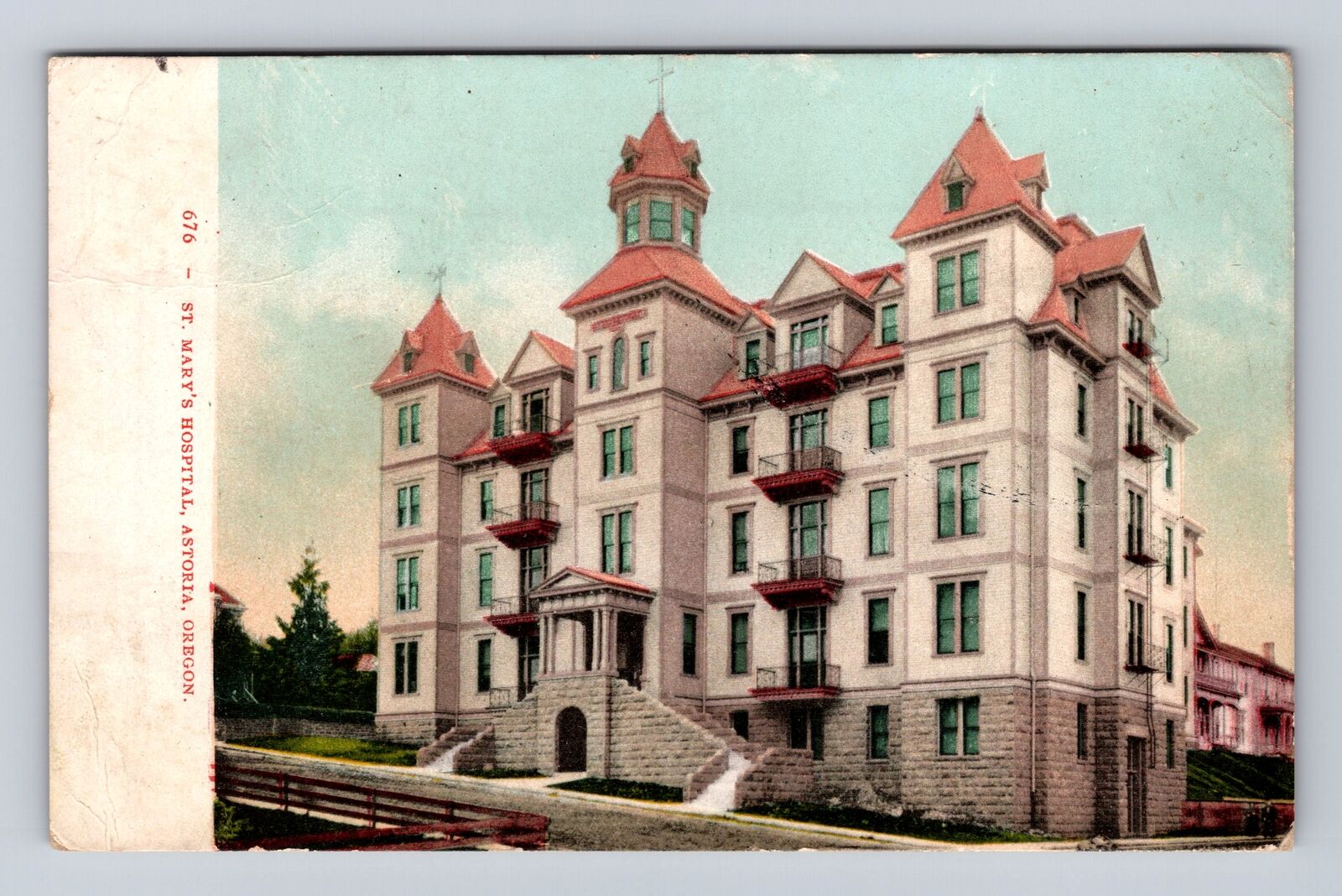 Altoona OR-Oregon, St Mary\'s Hospital, Antique, Vintage c1907 Souvenir Postcard