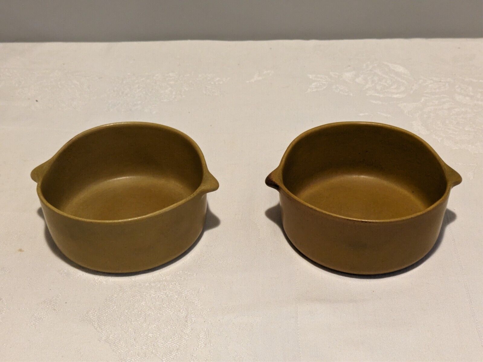 Bennington Potters Mustard Yellow Lug Bowl 5