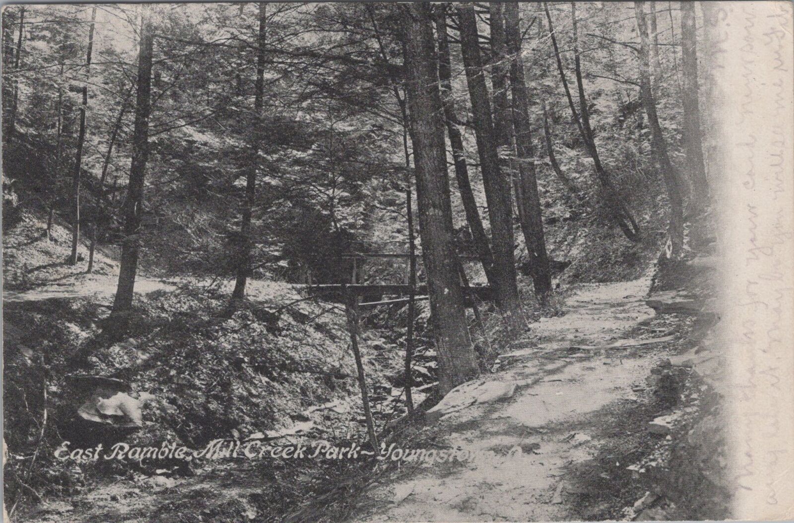 East Ramble, Mill Creek Park Youngstown Ohio 1907 Postcard