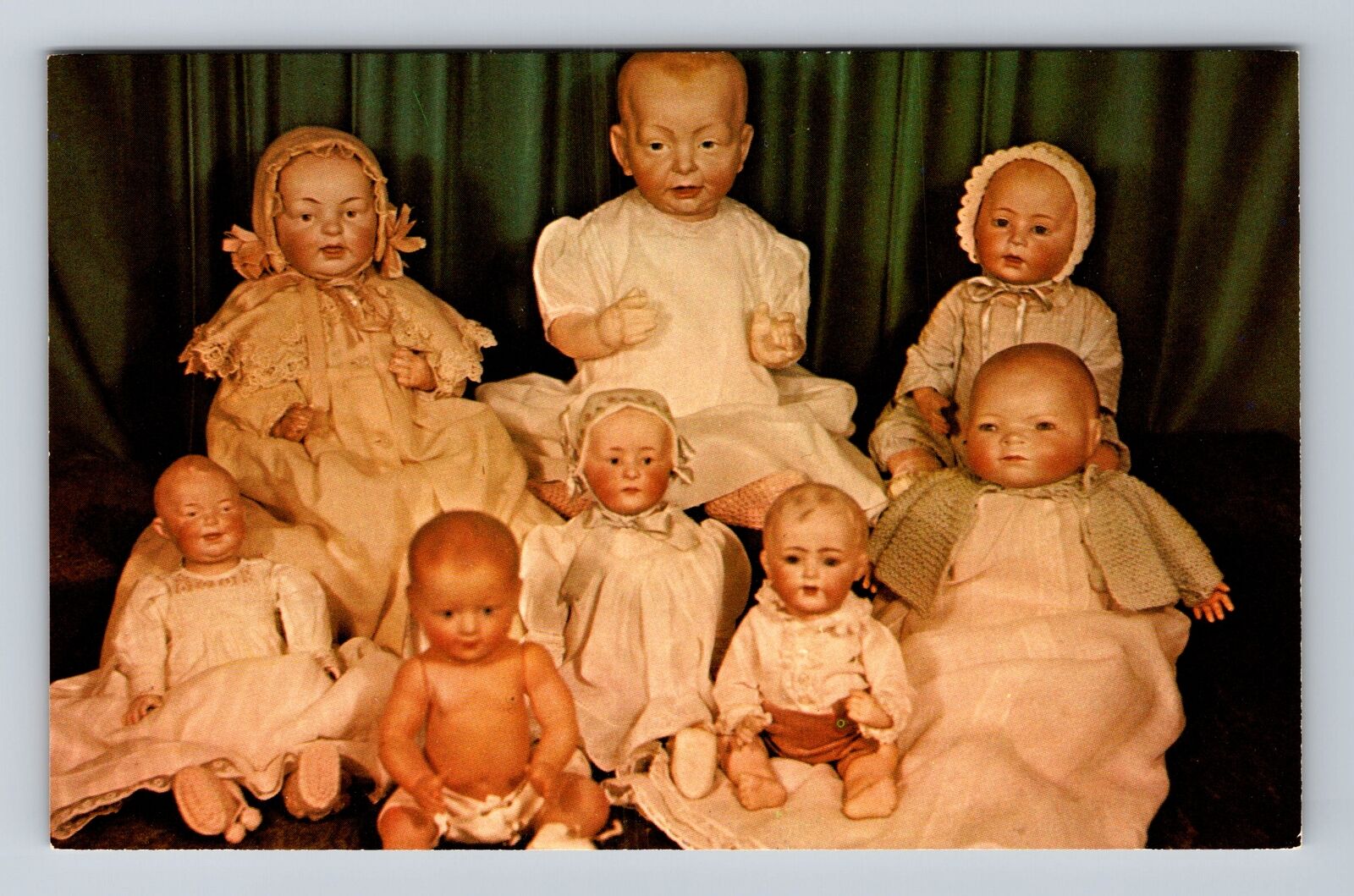 Custer SD-South Dakota, Baby Dolls, Game Lodge Doll House, Vintage Postcard