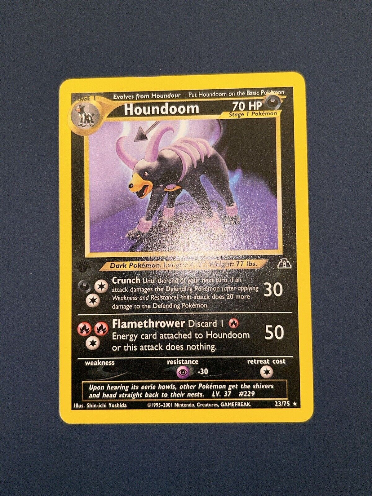 Houndoom Neo Discovery 23/75 Vintage Pokémon Card First Edition Eng